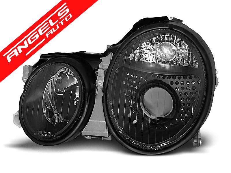 Faruri Negru potrivite pentru compatibile cu Mercedes W208 CLK 03.97-04.02 - imagine 3