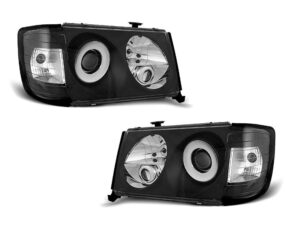 Faruri negre compatibile cu Mercedes E Class W124 1993-1995