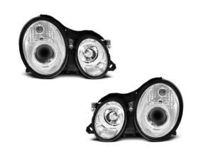 Faruri ANGEL EYES compatibile cu Mercedes CLK W208 97-02 CHROME