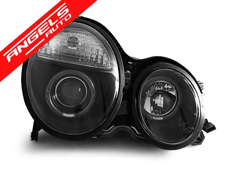 Faruri ANGEL EYES compatibile cu Mercedes E class W210 1999-2002 - imagine 2