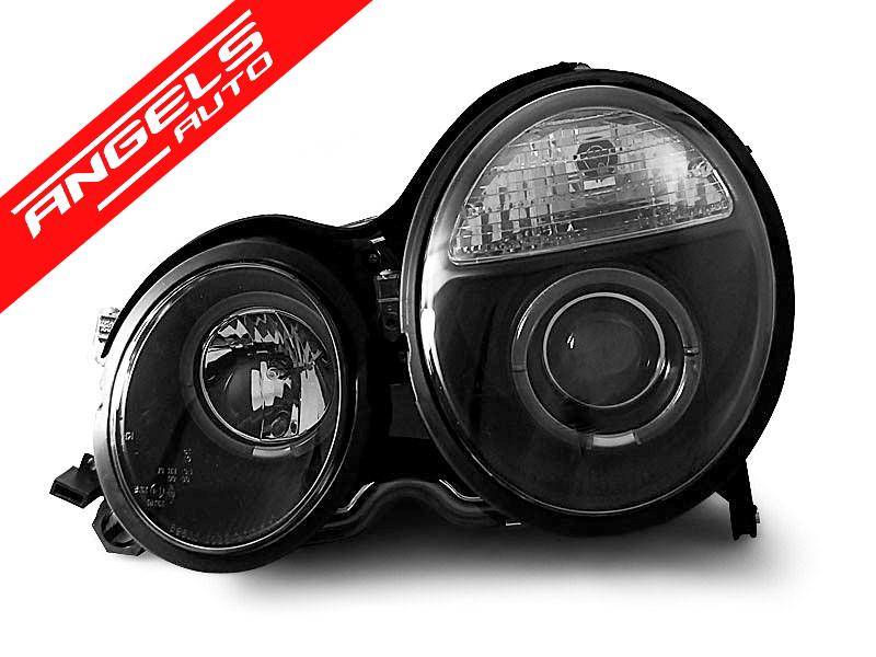 Faruri ANGEL EYES compatibile cu Mercedes E class W210 1999-2002 - imagine 3
