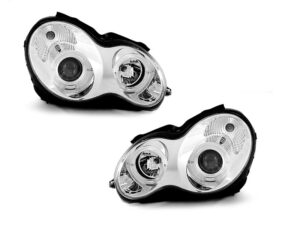 Faruri ANGEL EYES compatibile cu Mercedes C class W203 00-04 CHROME