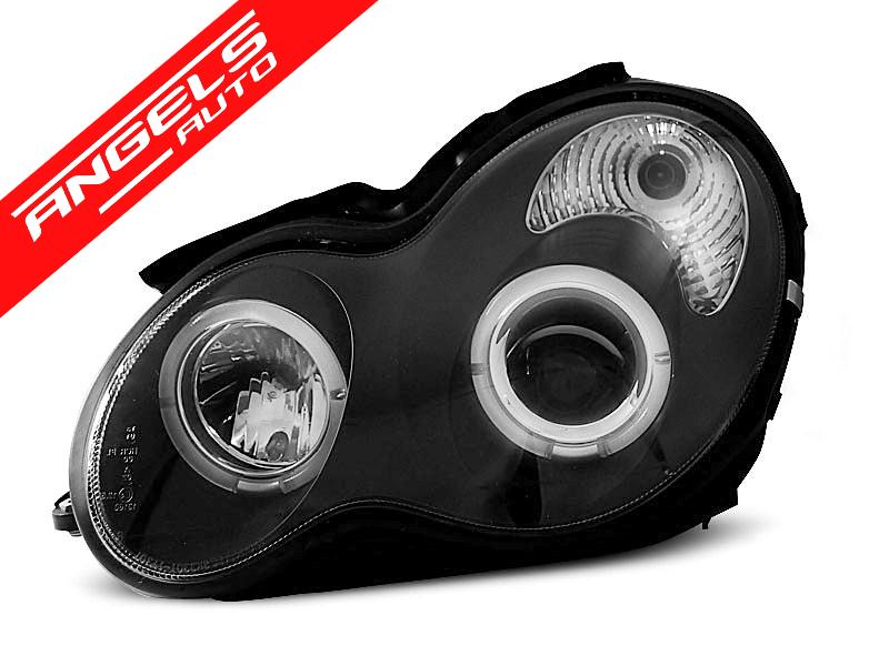 Faruri ANGEL EYES compatibile cu Mercedes C clas W203 2000-2004 - imagine 3