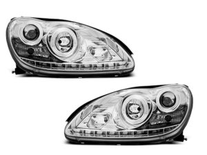 Faruri DAYLIGHT CHROME potrivite pentru compatibile cu Mercedes W220 S-KLASA 09.98-05.05