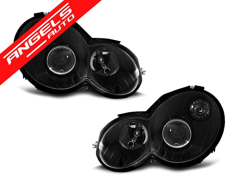 Faruri Negru potrivite pentru compatibile cu Mercedes CL203 C-KLASA 00-04