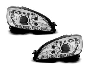 Faruri XENON Faruri DAYLIGHT CHROME potrivite pentru compatibile cu Mercedes W204 07-10