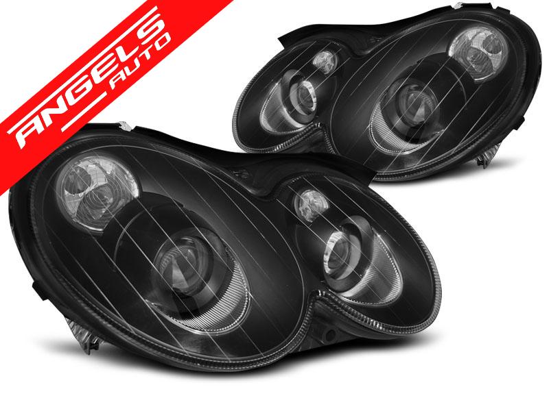 Faruri compatibile cu Mercedes CLK W209 (2003-2010) Negru