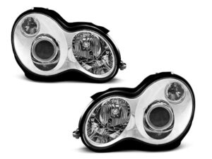 Faruri compatibile cu Mercedes C-Class W203 (2000-2004) Crom