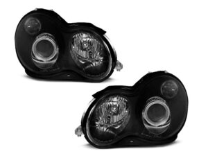 Faruri Negru potrivite pentru compatibile cu Mercedes W203 C-KLASA 07.00-03.04