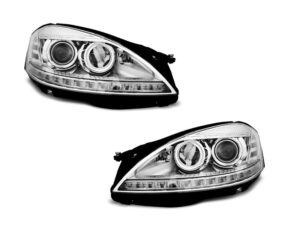 Faruri XENON Faruri DAYLIGHT CHROME potrivite pentru compatibile cu Mercedes W221 05-09