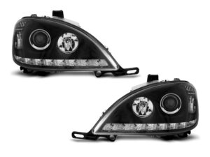Faruri LED compatibile cu Mercedes ML W163 2001-2005 Black