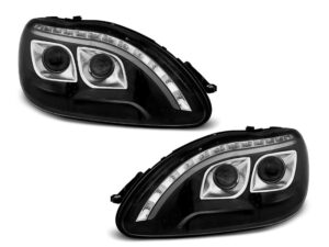 Faruri TUBE LIGHT compatibile cu Mercedes W220 S Class 1998-2005 Black