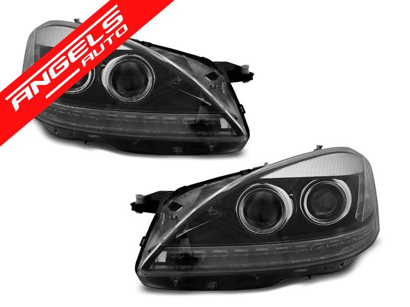 Faruri XENON Faruri DAYLIGHT Negru potrivite pentru compatibile cu Mercedes W221 05-09