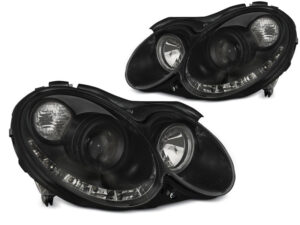Faruri LED compatibile cu Mercedes CLK W209 2003-2010 Black