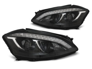 Faruri XENON Faruri DAYLIGHT Negru potrivite pentru compatibile cu Mercedes W221 05-09