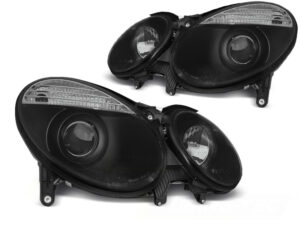 Faruri Negru potrivite pentru compatibile cu Mercedes W211 E-KLASA 05.06-09