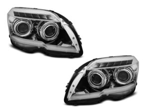 Faruri TUBE LIGHT CHROME potrivite pentru compatibile cu Mercedes GLK X204 06.08-08.12