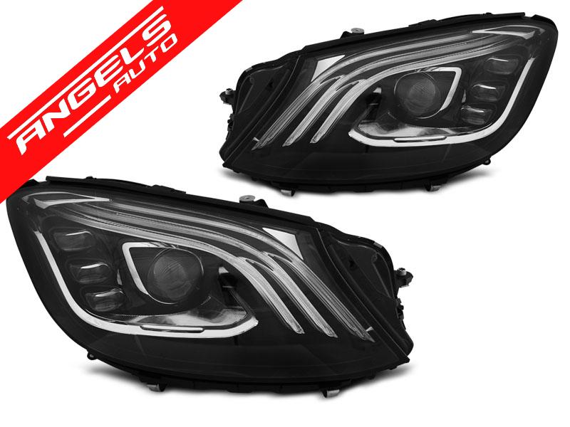 Faruri LED compatibile cu Mercedes W222 (2013-2017) Negru