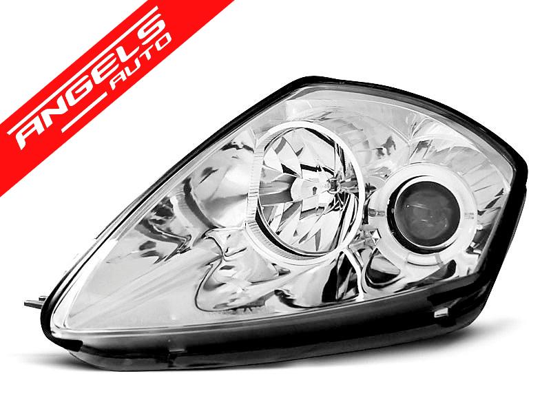 Faruri compatibile cu Mitsubishi ECLIPSE D50 00-05 ANGEL EYES CHROME - imagine 3