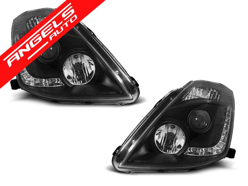 Faruri LED compatibile cu Nissan 350Z 2003-2005 D2S Negru