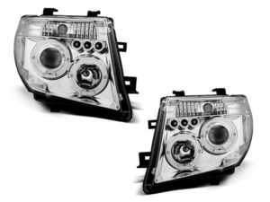 Faruri compatibile cu Nissan NAVARA D40/PATHFINDER 05-10 ANGEL EYES CHROME