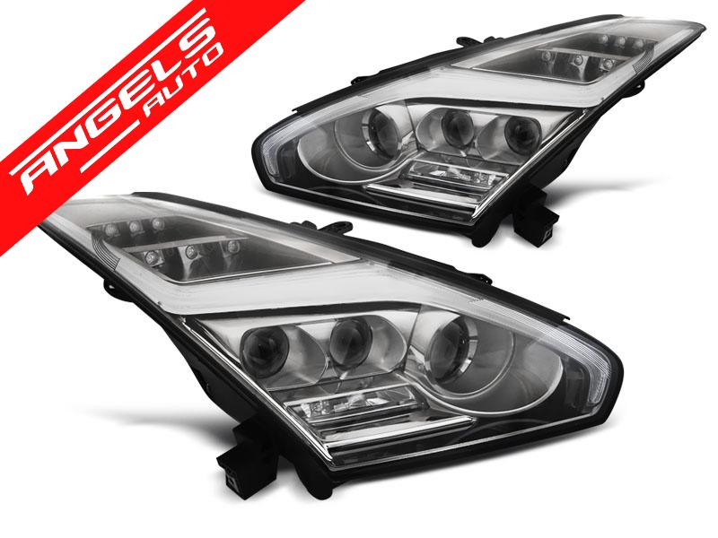 Faruri compatibile cu Nissan GT-R 08-11.13 LED CHROME