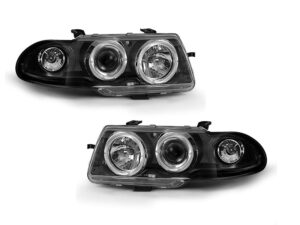 Faruri compatibile cu Opel ASTRA F 09.94-08.97 ANGEL EYES Negru