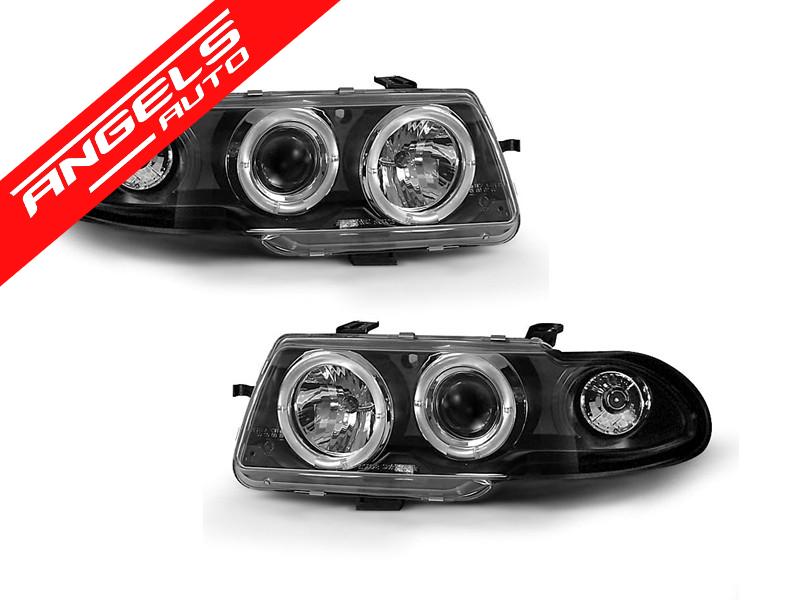 Faruri compatibile cu Opel ASTRA F 09.94-08.97 ANGEL EYES Negru