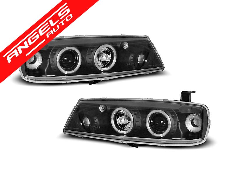Faruri ANGEL EYES compatibile cu Opel CALIBRA (1990-1997) Negru