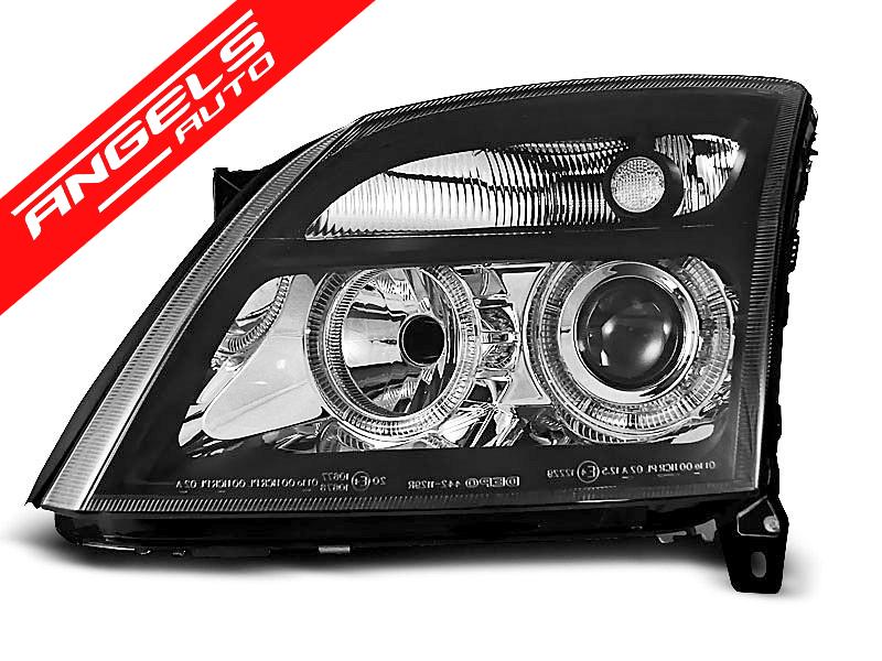 Faruri Angel Eyes compatibile cu Opel Vectra C (2002-2005) Negru - imagine 3