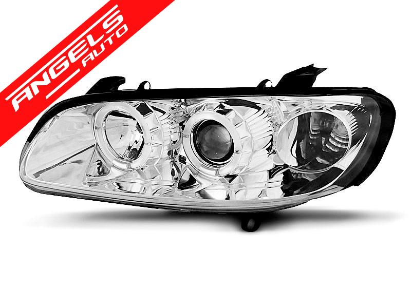Faruri compatibile cu Opel OMEGA B 04.94-08.99 ANGEL EYES CHROME - imagine 3