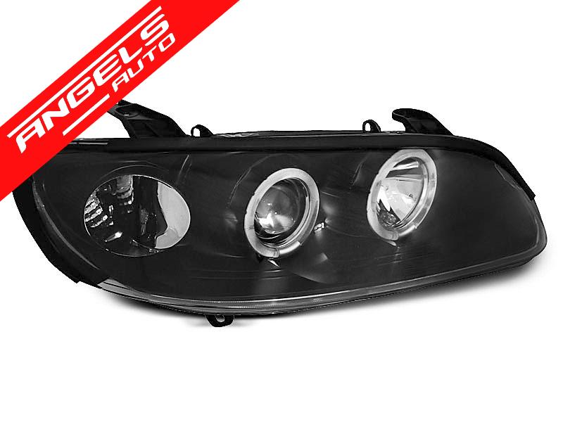 Faruri compatibile cu Opel OMEGA B 04.94-08.99 ANGEL EYES Negru - imagine 2