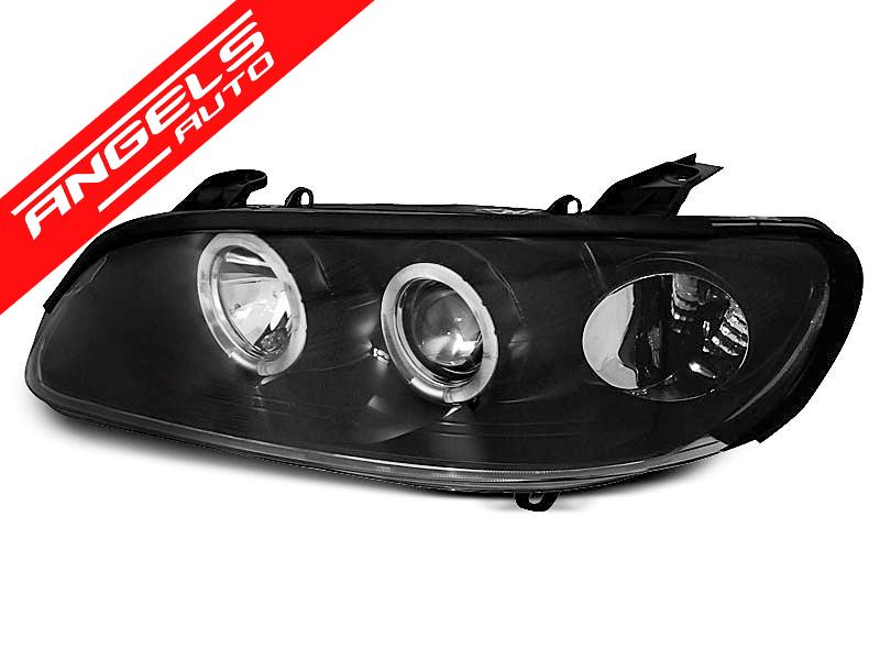 Faruri compatibile cu Opel OMEGA B 04.94-08.99 ANGEL EYES Negru - imagine 3