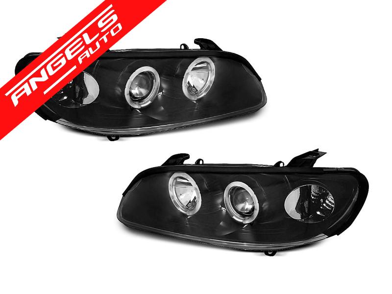 Faruri compatibile cu Opel OMEGA B 04.94-08.99 ANGEL EYES Negru
