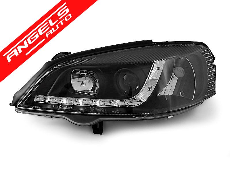 Faruri Dayline Led compatibile cu Opel Astra G 97-04 Fundal Negru - imagine 3