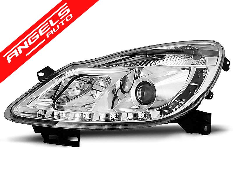 Faruri compatibile cu Opel CORSA D 04.06-11 DAYLIGHT CHROME - imagine 3