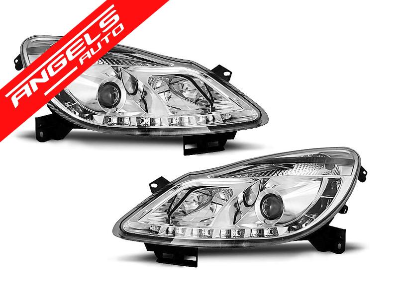 Faruri compatibile cu Opel CORSA D 04.06-11 DAYLIGHT CHROME