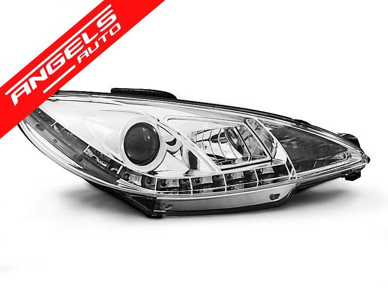 Faruri compatibile cu PEUGEOT 206 10.98-02 DAYLIGHT CHROME - imagine 2