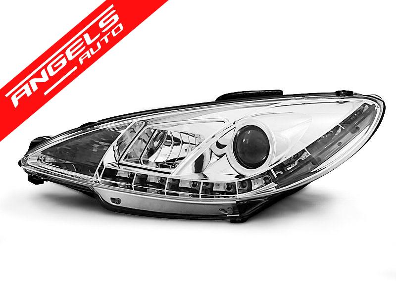 Faruri compatibile cu PEUGEOT 206 10.98-02 DAYLIGHT CHROME - imagine 3