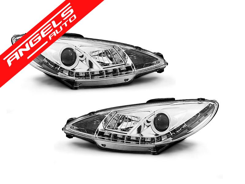 Faruri compatibile cu PEUGEOT 206 10.98-02 DAYLIGHT CHROME