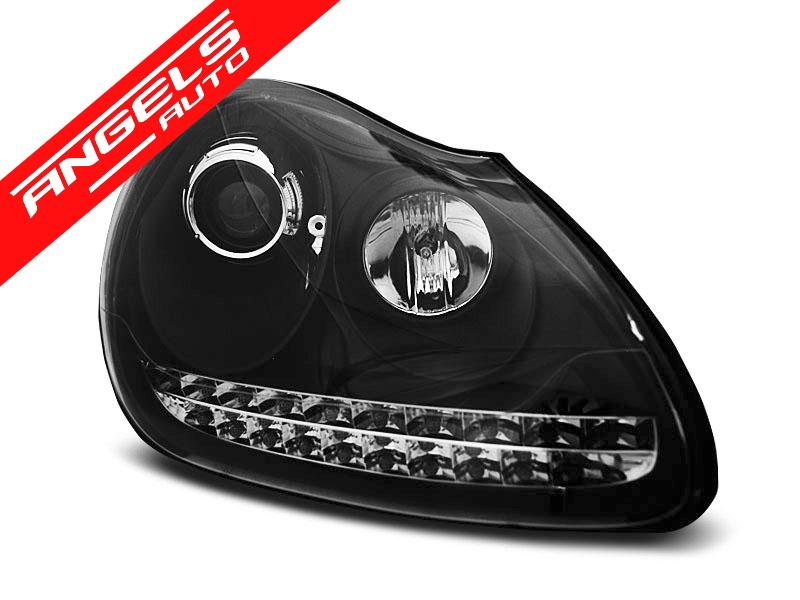 Faruri compatibile cu Porsche CAYENNE 2002-2006 Xenon Semnal LED - imagine 2