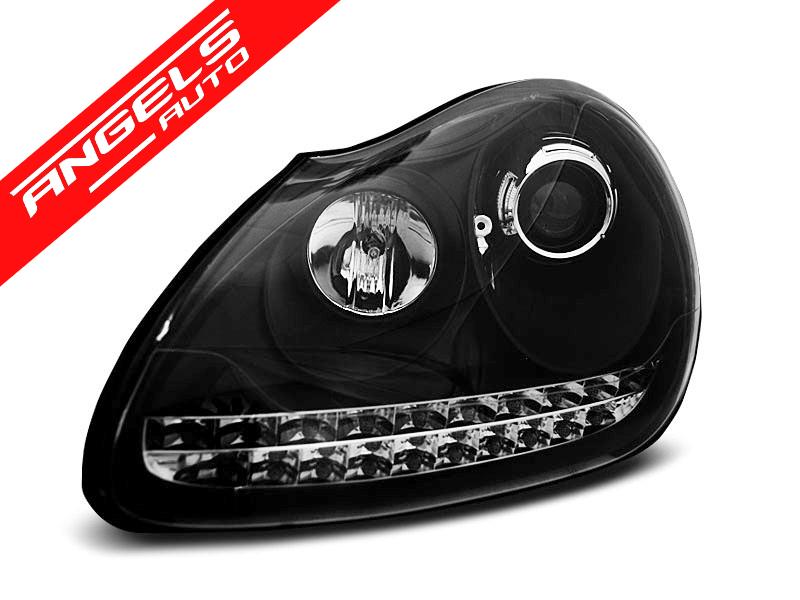 Faruri compatibile cu Porsche CAYENNE 2002-2006 Xenon Semnal LED - imagine 3