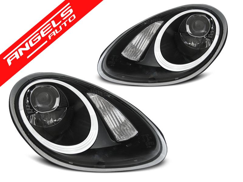 Faruri Xenon compatibile cu Porsche Boxster/Cayman (987) (2005-2008) Negru