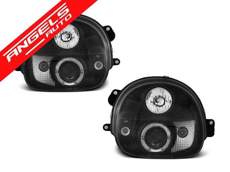 Faruri compatibile cu Renault TWINGO 03.93-09.98 ANGEL EYES Negru