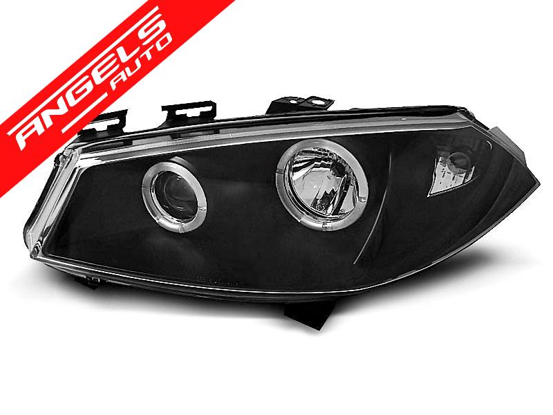Faruri compatibile cu Renault MEGANE II 11.02-12.05 ANGEL EYES Negru - imagine 3