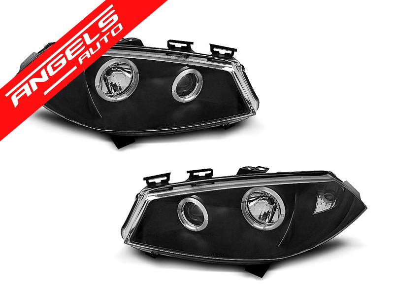 Faruri compatibile cu Renault MEGANE II 11.02-12.05 ANGEL EYES Negru