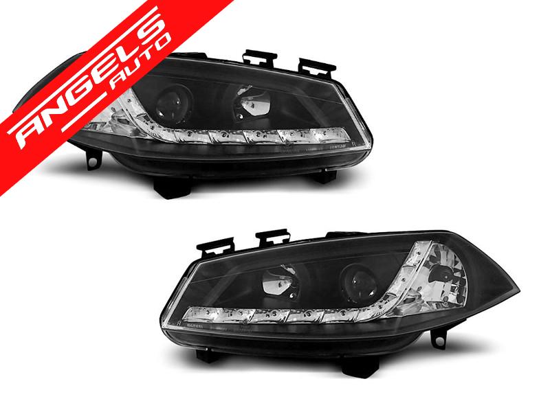 Faruri LED compatibile cu Renault Megane II 2002-2005 Negru