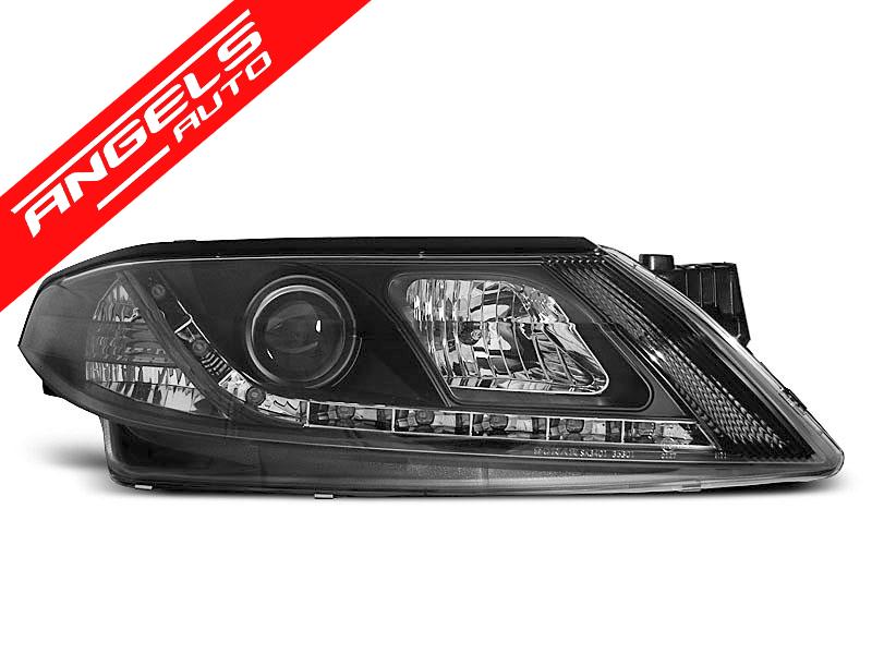 Faruri LED compatibile cu Renault Laguna 2 2001-2005 Negru - imagine 3