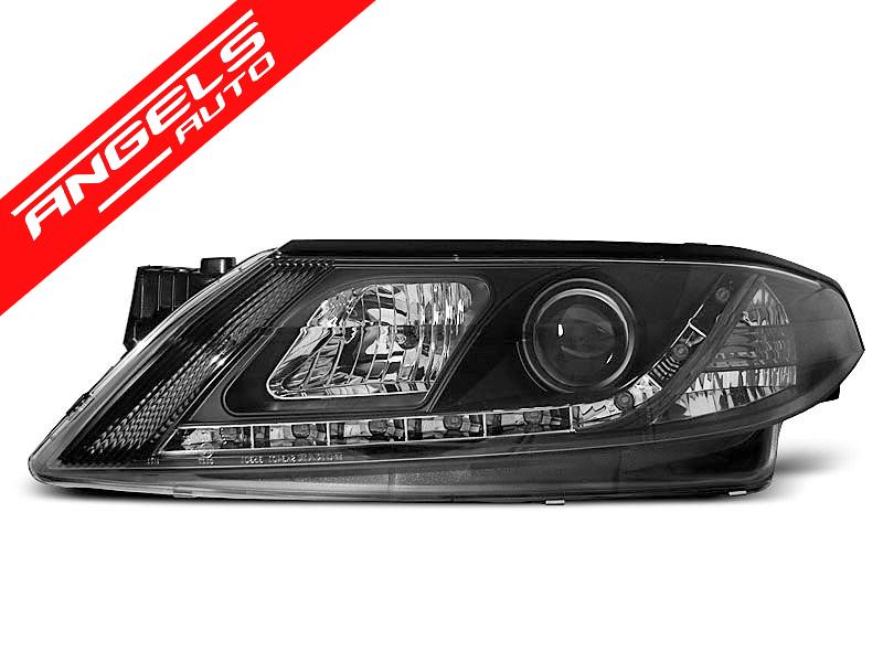 Faruri LED compatibile cu Renault Laguna 2 2001-2005 Negru - imagine 4