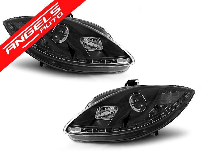 Faruri DAYLIGHT compatibile cu Seat LEON ALTEA 2005-2009 Black